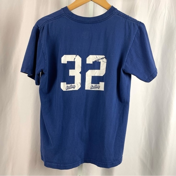 Majestic Dodgers Large Retro 80's Graphic Tee Shirt Baseball MLB Grunge - Picture 2 of 7